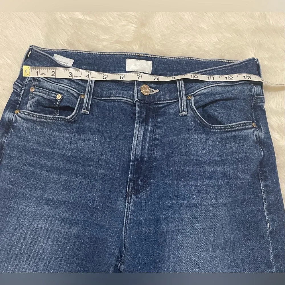 MOTHER The Twister Sneak Flare Jeans, Blue, Women’s 28